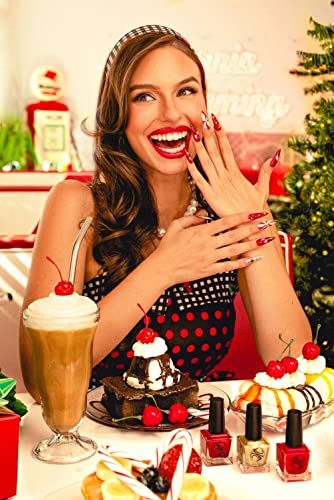 Tammy Taylor Christmas Diner Peppermint Kisses Gel Polish 15ml - Image 3