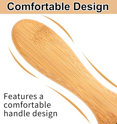 Boars Hair Brush, Comb and Brush Set, Boar Bristle Hairbrush for Thick Curly Thin Long Short Wet or Dry Hair Adds Shine and Makes Hair Smooth, Bamboo Hair Brush for Women, Men, Kids 2PCS - Image 8
