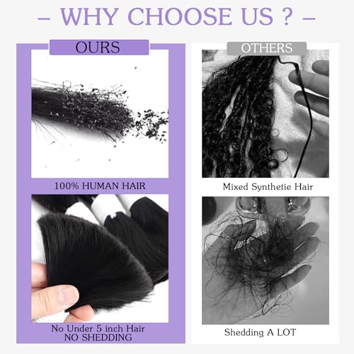 Human Braiding Hair 100g One Bundle/Pack 20 Inch Natural Black Deep Wave Curly Human Hair for Braiding No Weft 100% Unprocessed Brazilian Remy Human Hair for Boho Braids Wet and Wavy - Image 4