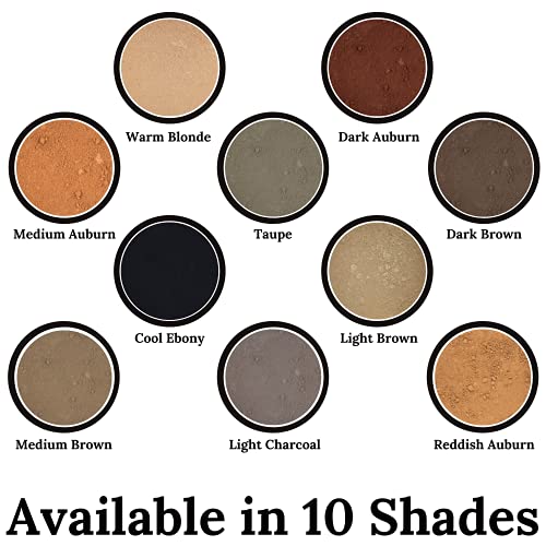 Natural Eyebrow Powder Eyebrow Kit – Mica Brow Powder Eyebrow Makeup Kit with Professional Angled Eyebrow Brush – 10 Natural Shades – No Parabens or Chemicals – Eyebrow Shaper Kit by NuBeauti - Image 4