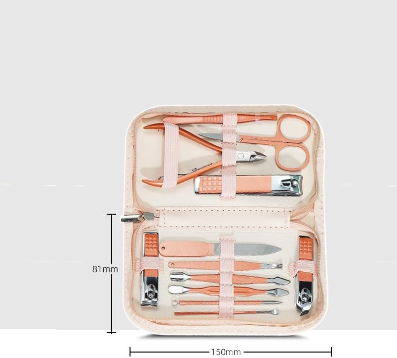 GYLXW 12-Piece Stainless Steel Nail Clipper Set for Home Use - Image 5
