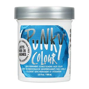 Punky Lagoon Blue Semi Permanent Conditioning Hair Color, 3.5oz