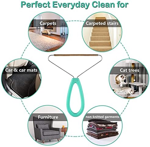 Pet Hair Remover, Special Multi Fabric Edge and Carpet Scraper, Quick Dog Hair Remover, Cat Hair Remover for Couch, Pet Towers and Rugs - Image 8