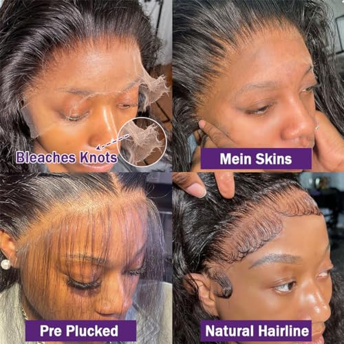 Straight Lace Front Wigs Human Hair Pre Plucked With Natural Hairline 180% Density 13x4 Lace Frontal Wigs For Black Women Human Hair (20 Inch New, 13x4 Straight Lace Front Wigs Human Hair) - Image 4