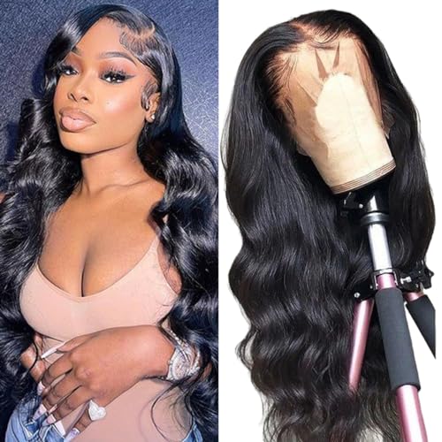26 Inch Body Wave Lace Front Wig 13x4 HD Transparent Human Hair 180 Density - Image 7
