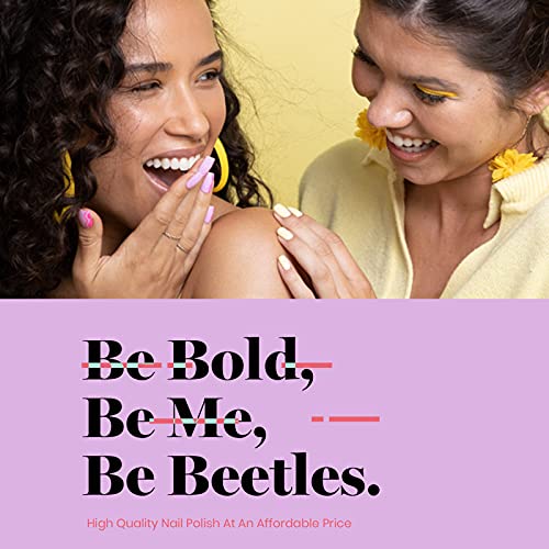 Beetles Gel Nail Polish Kit, 6 Colors Gel Polish Set Purple Glitter Spring Pastel Pink Nail Polish Soak Off U v LED Gel Nail Kit Diy Nail Art Manicure at Home Easter Gift for Women, 2024 New Trend - Image 8