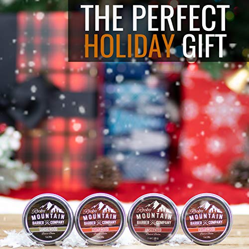 Beard Balm Variety Pack - 4 Beard Balm Samples (1 oz each) Made with Natural Oils, Butters & Rich in Vitamins & Minerals - Argan Oil, Shea Butter, Coconut Oil, & Jojoba Oil - Image 2