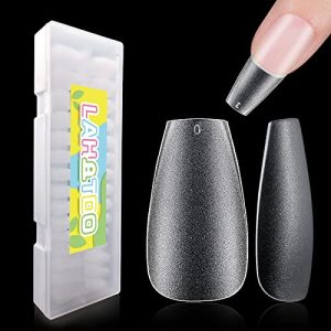 300 Count Medium Matte Coffin Gel Nail Tips for DIY Extensions
