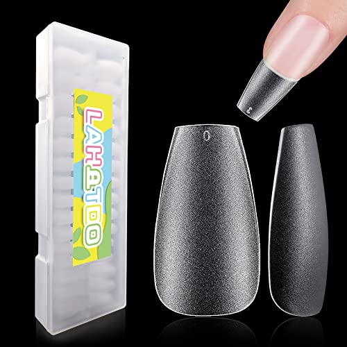 300 Count Medium Matte Coffin Gel Nail Tips for DIY Extensions