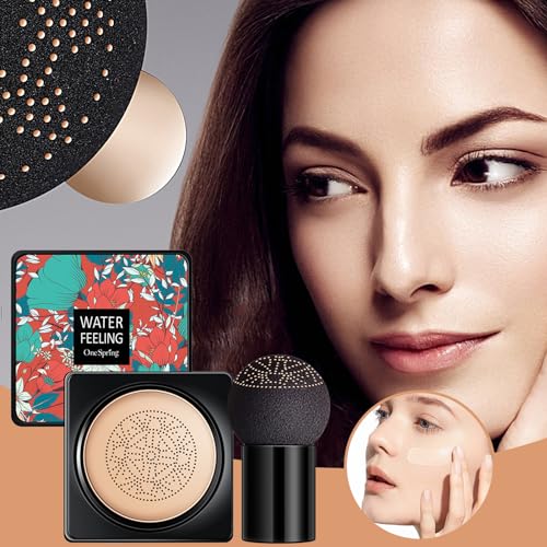 Air Cushion CC Cream Mushroom Head Foundation 30ml, Natural Matte Finish, Long Lasting Moisturizing BB Cream - Image 6