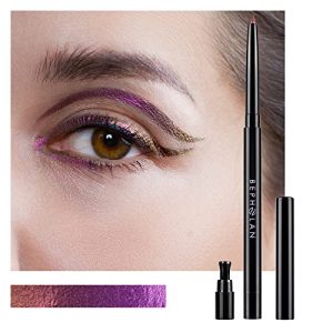 BEPHOLAN 24h Waterproof Chameleon Pink-Gold Metallic Eyeliner, Long-Lasting Formula