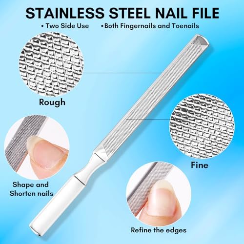 Makartt Toenail Clippers, Professional Toe Nail Clippers for Thick Toenails, 5 in 1 Super Sharp Nail Clippers Set Stainless Steel Ingrown Toenail Removal kit for Men, Women, Seniors - Image 4