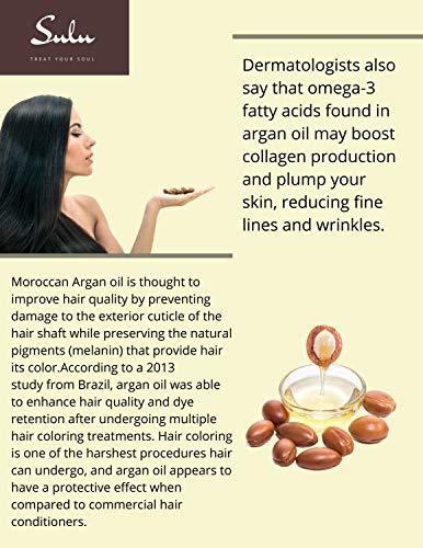 1 GALLON Pure Organic Cold Pressed Unrefined Extra Virgin Moroccan Argan Oil - Image 3