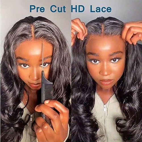 Wear and Go Glueless Human Hair Body Wave Wig 20 Inch 180% Density HD Lace - Image 2