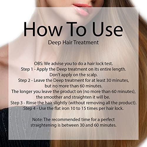 Hair Straightening Treatments Set with Anti Residue Deep Shampoo, Reconstructive Straightening - Brazilian Keratin Treatment for Colored Hair - Image 4