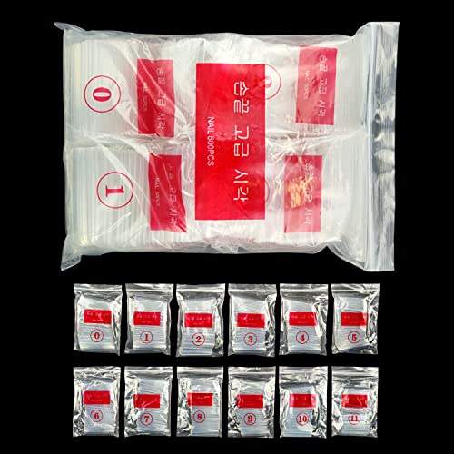 600PCS Square Nail Tips Full Cover, 3XL Clear Nail Tips for Acrylic Nails Professional, XXXL Full Cover Nail Tips No C Curve, Extra Long Tapered Square Fake Nails for Salons Home DIY Nail Art 12 Sizes - Image 6