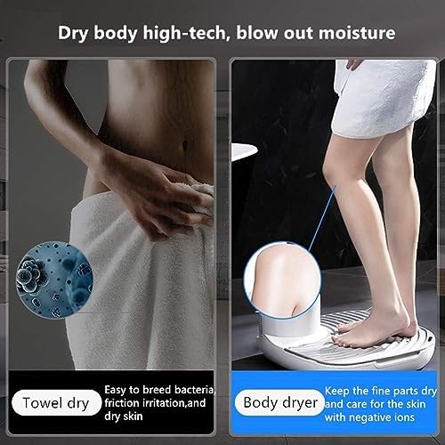 Body Dryer, Body Hair Dryer with Gravity Sensor, Natural Warm Air Wind and Cool Wind, Whole Body Waterproof Blow Dryer Pet Dry, Feet Touch Panel Drying Machine - Image 3