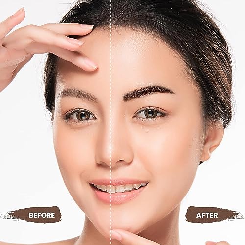 Eyebrow Stamp Stencil Kit (Blonde), Eyebrow Stamp Pomade with 24 Reusable Thin & Thick Brow Stencils, Eyebrow Stencils Shaping Kit Definer for Natural Look - Image 5