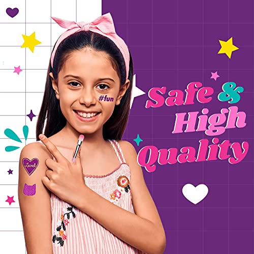 PURPLE LADYBUG 12 Colors Washable Hair Chalk for Girls, Temporary Hair Color for Kids - Gift for Tweens & Teens, 8 9 10 11 12 Year Old Girl Gift Ideas, Birthday Teen Girl Gifts - Image 4