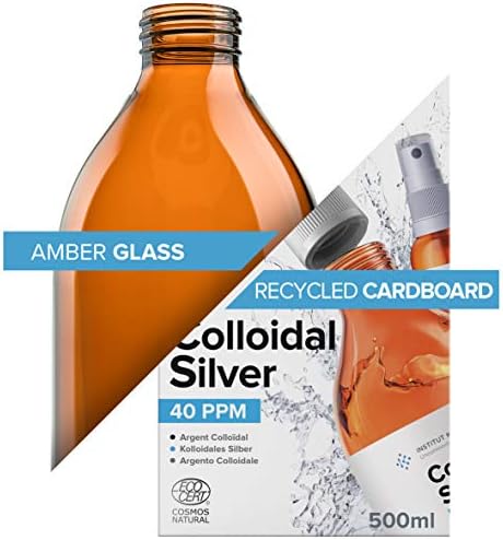 Colloidal Silver Liquid 10 fl oz & Spray to Fill ● Bioactive Hydrosol Silver Water ● Natural Immune Support Nano Sol Supplement Solution ● Ionic Minerals 40 PPM ● Organic Structured Plata Coloidal - Image 8