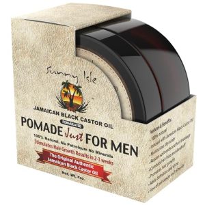 Sunny Isle Jamaican Black Castor Oil Hair Pomade 4 oz for Moisturizing Styling