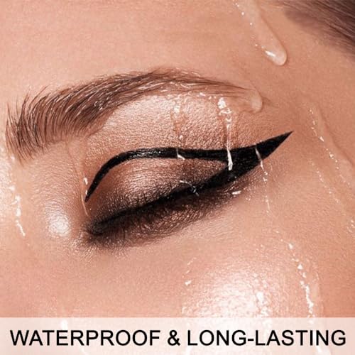 evpct 1Pcs Black Waterproof Colored Eyeliner Liquid Eye Liner Set Long Lasiting Ultra-fine Speed Dry Colorful Liquid Eyeliner - Image 4