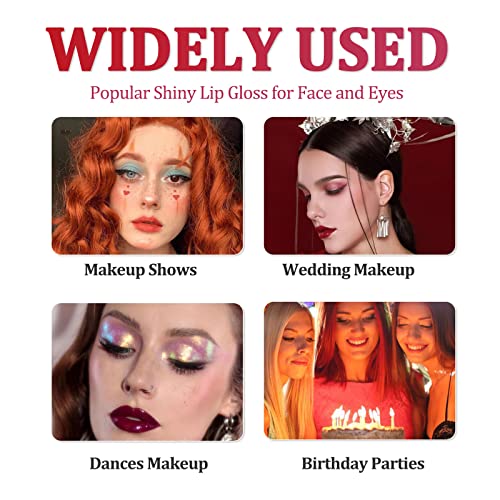 Shimmering 24 Hour Waterproof Metallic Liquid Lipstick for Women, Diamond Glossy Finish - Image 6