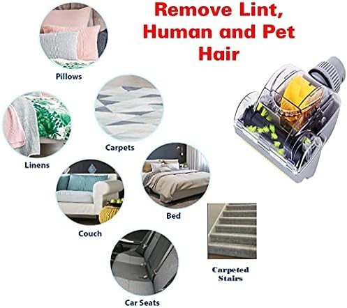 VACEXT Pet Hair Remover Vacuum Attachment Tool for Upholstery Carpeted Surfaces 1 3/8 Inch - Image 8