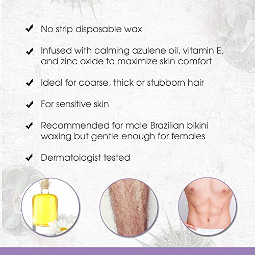 Satin Smooth Titanium Blue Thin Film Hard Hair Removal Wax 14oz. - Image 4