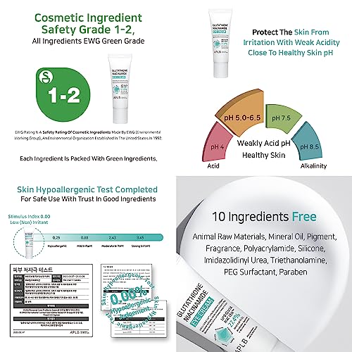 APLB Glutathione Niacinamide Eye Cream | LIPO GLUTA NIAC CEN™ 27.4% 0.68 FL.OZ/Korean Skincare, Eye cream for dark circles and puffiness, Improve elasticity & provide moisture around eye region - Image 7
