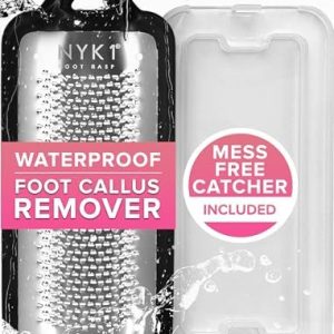 Stainless Steel Professional Pedicure Foot File - (XL Size) Pedicure Foot Spa Products, Foot Callus Remover for Smooth & Soft Feet Scrubber for Dead Skin, Wet & Dry Use, Non Electric Foot Care Kit