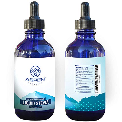 Natural Liquid Stevia Drops 4 fl oz Sugar-Free Sweetener No Aftertaste Zero Calories - Image 3