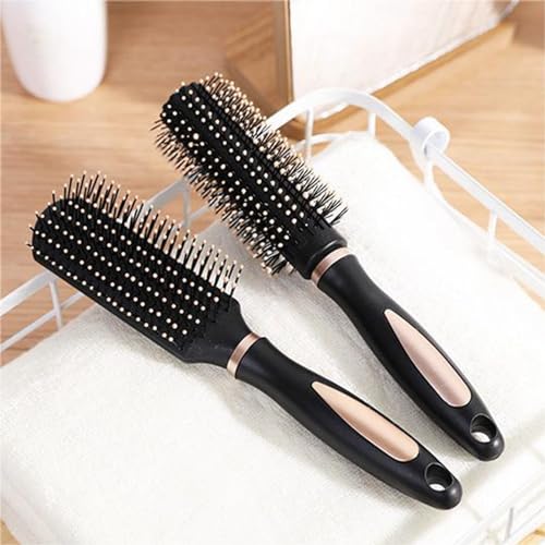 2 Pack Hair Brushes,Curl Hair Brush Detangling Brush Hair Comb For Men And Women Great On Wet Or Dry Hair For Long Thick Thin Curly Natural Hair (Black) - Image 7
