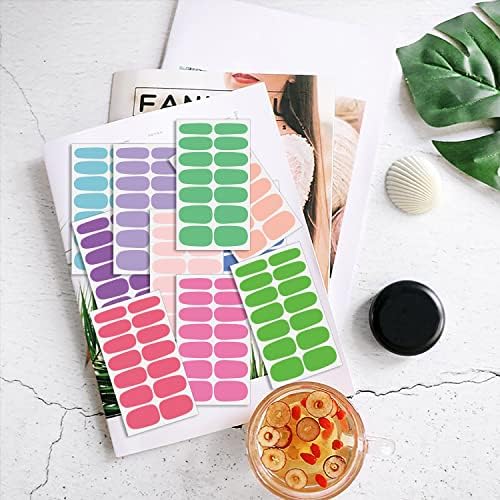 DANNEASY 16 Sheets Nail Wraps for Women Stick On Nail Polish Strips Solid Color Gel Nail Strips Self Adhesive Nail Polish Stickers Manicure Sticker for Nail Art with Nail File, Cuticle Stick - Image 5