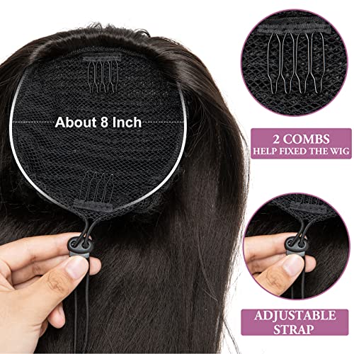 14 Inch Short Curly Black Synthetic Drawstring Ponytail Extension for Women and Girls - Image 6
