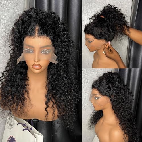 22 Inch Deep Wave Human Hair 360 Lace Front Wig for Black Women with Baby Hair - Image 2