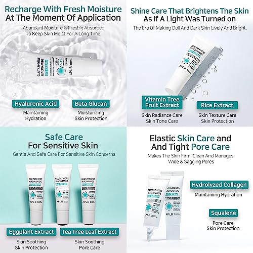 APLB Glutathione Niacinamide Eye Cream | LIPO GLUTA NIAC CEN™ 27.4% 0.68 FL.OZ/Korean Skincare, Eye cream for dark circles and puffiness, Improve elasticity & provide moisture around eye region - Image 8