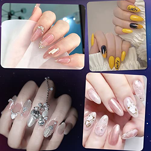 FEBSNOW 1000Pcs Almond Shaped Nail Tips Acrylic Nails Artificial Full Cover False Flake Nail Tips 10 sizes with Clear Plastic Cases for Nail Salon Nail Shop DIY Nail Extension Nail Art(Clear Natural) - Image 6