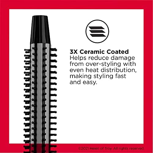 Revlon Perfect Heat Triple Ceramic Curling Brush Iron | For Silky Smooth Wave Curls (3/4 in) - Image 2