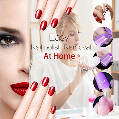 Qdsuh 500 Nail Polish Remover Pads and Clips Kit for Effortless Salon-Quality Removal - Image 8