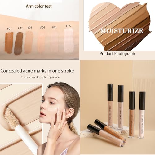 24 Hour Natural Matte Liquid Concealer All Skin Types 0.5 oz - Image 2