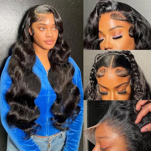 18 Inch 13x6 Body Wave 180% Density 100% Human Hair Lace Front Wig - Image 2