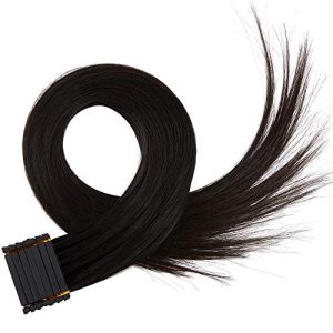 6D Hair Extensions 100% Real Human Hair 13pcs 52g/pack No-Trace Hair Extensions (14 inch #1B)