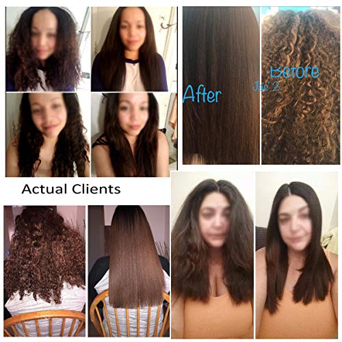 INVERTO ONE 180ml Formaldehyde-free Brazilian Complex Keratin Blowout Treatment Kit & Clarifying Shampoo Vegan Keratin Hair Treatment Keratina Brasilera Keratin Treatment Salon Grade Instant Results - Image 9