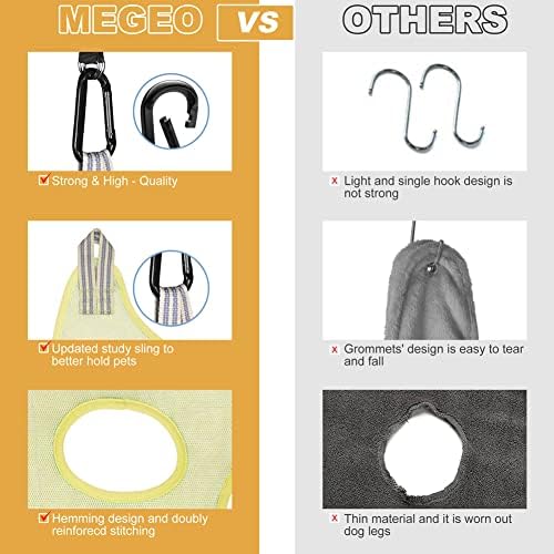 Pet Grooming Hammock for Dogs & Cat, Dog Grooming Harness, Nail Clippers, Nail Trimmers, Scissors with Dog Sling for Nail Clipping Grooming Trimming - Image 6