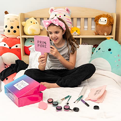 Prim and Pure Ultimate Mineral Kids Makeup Gift Set | Perfect for Play Dates & Birthday Parties | Kids Safe Eyeshadow Makeup – Mineral Blush | Organic & Natural Makeup Kit for Kids| Made in USA - Image 5