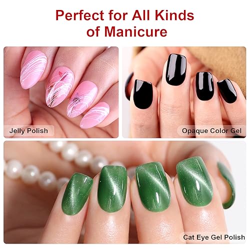 2pcs 0.5 Fl Oz No Wipe Top and Base Coat Gel Polish Set, Soak Off LED U V Base and Top Coat Gel Nail Polish Glossy Long Lasting Gel Base Coat and Gel Top Coat,for Nails Art DIY Home - Image 5