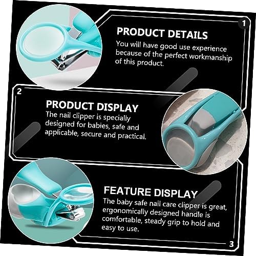 Nail Scissor 1pc Baby Nail Clippers Fingernail Corta Nail Clippers for Kids Nail Clippers for Baby Nail Clipper for Kids Nail Clippers Old Magnifier Child Anti-Jamming Abs - Image 7