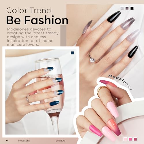 Modelones 42-Piece Dip Powder Nail Kit with 30 Vibrant Colors and Essential Liquids - Image 2