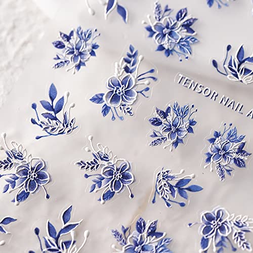5D Flower Nail Sticker for Women Girls Summer DIY Acrylic Nails Art Design Manicure Decorations 2Sheets (Flower3) - Image 5